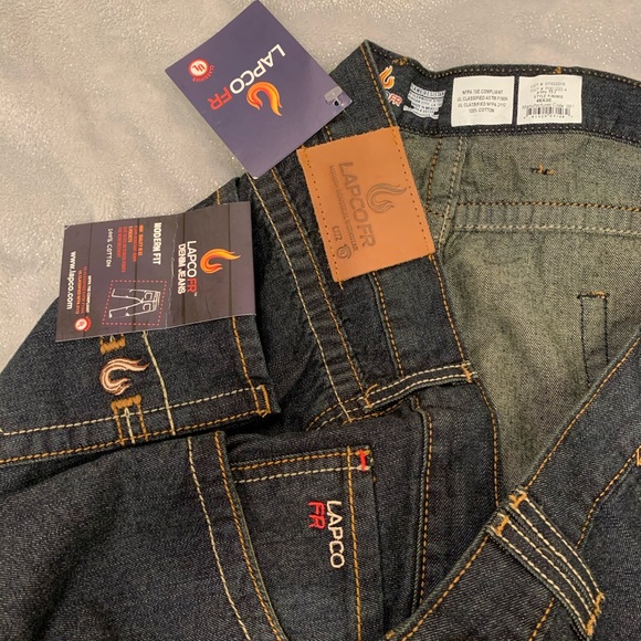 Flame Resistant Modern Fit LAPCO Jean 46 x 30 New with Tags - Picture 2 of 4